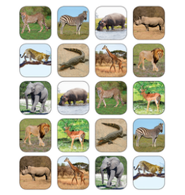 Teacher Created Resources STICKER: SAFARI ANIMALS 120 STICKERS