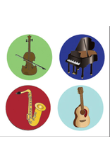 STICKERS: INCENTIVE MUSICAL INSTRUMENTS  864 PC