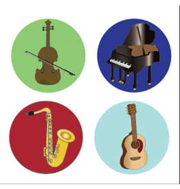STICKERS: INCENTIVE MUSICAL INSTRUMENTS  864 PC