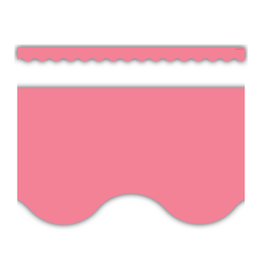 SCALLOPED  BORDERS LIGHT PINK- 2 3/16"X35'