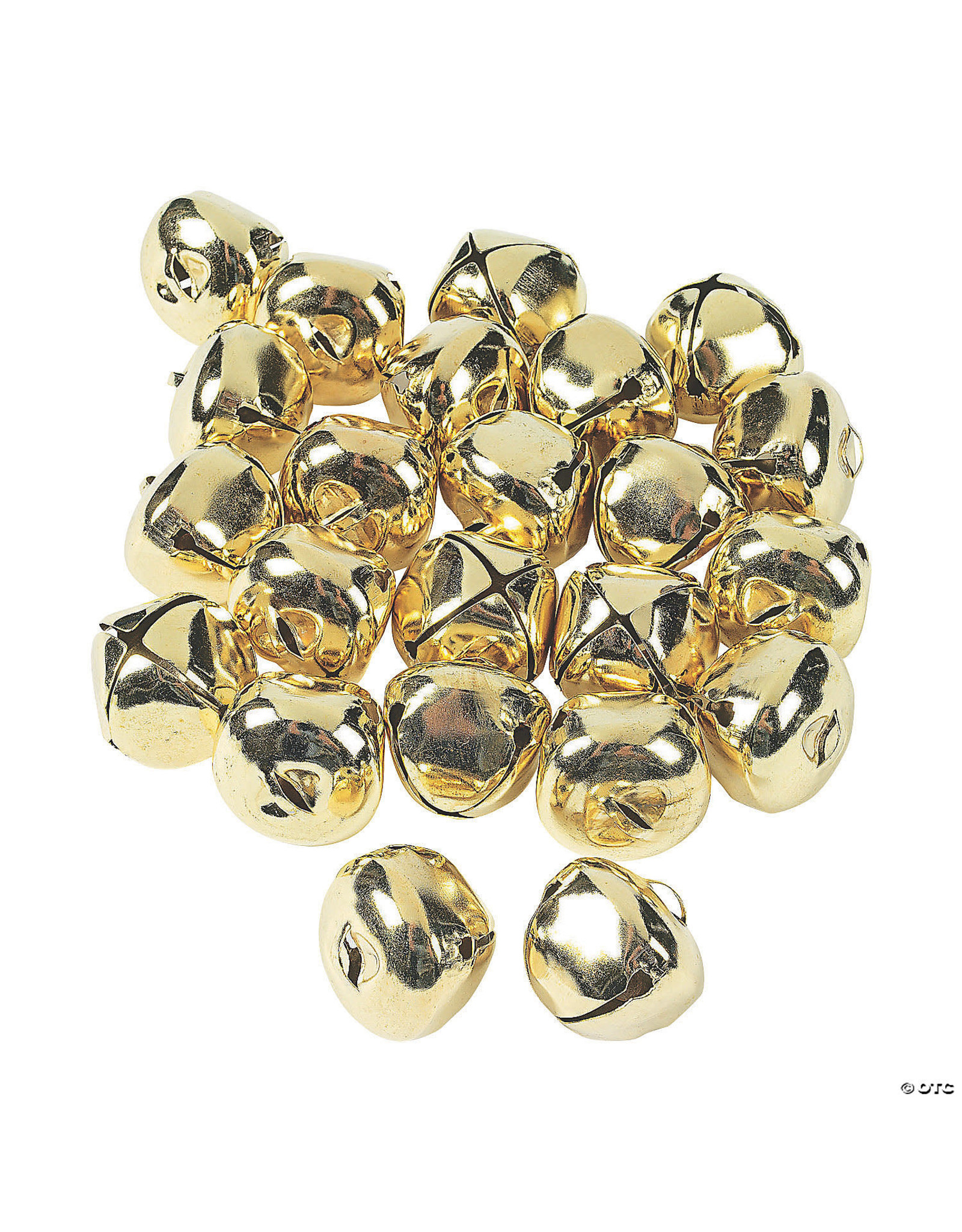 BELLS: JINGLE 1/2” GOLD 48 PACK