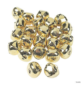 BELLS: JINGLE 1/2” GOLD 48 PACK