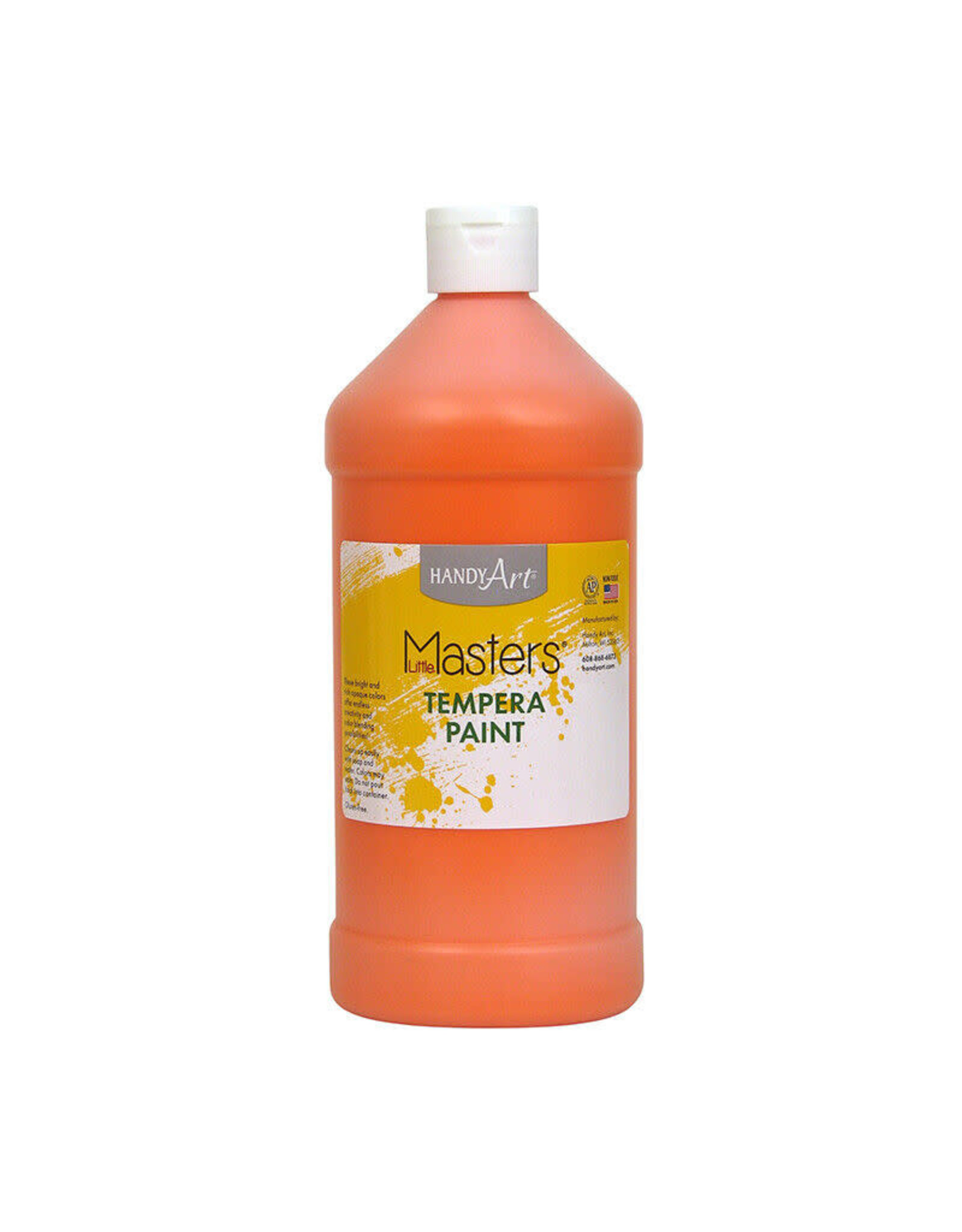 LITTLE MASTERS TEMPERA PAINT 32 OZ ORANGE
