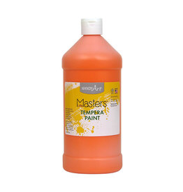 LITTLE MASTERS TEMPERA PAINT 32 OZ ORANGE