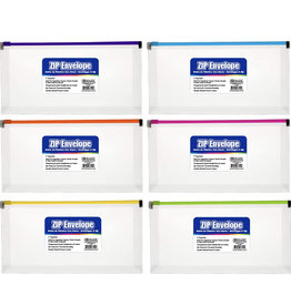 ZIP ENVELOPE - PENCIL POUCH 1" EXPANSION - 10"x5"