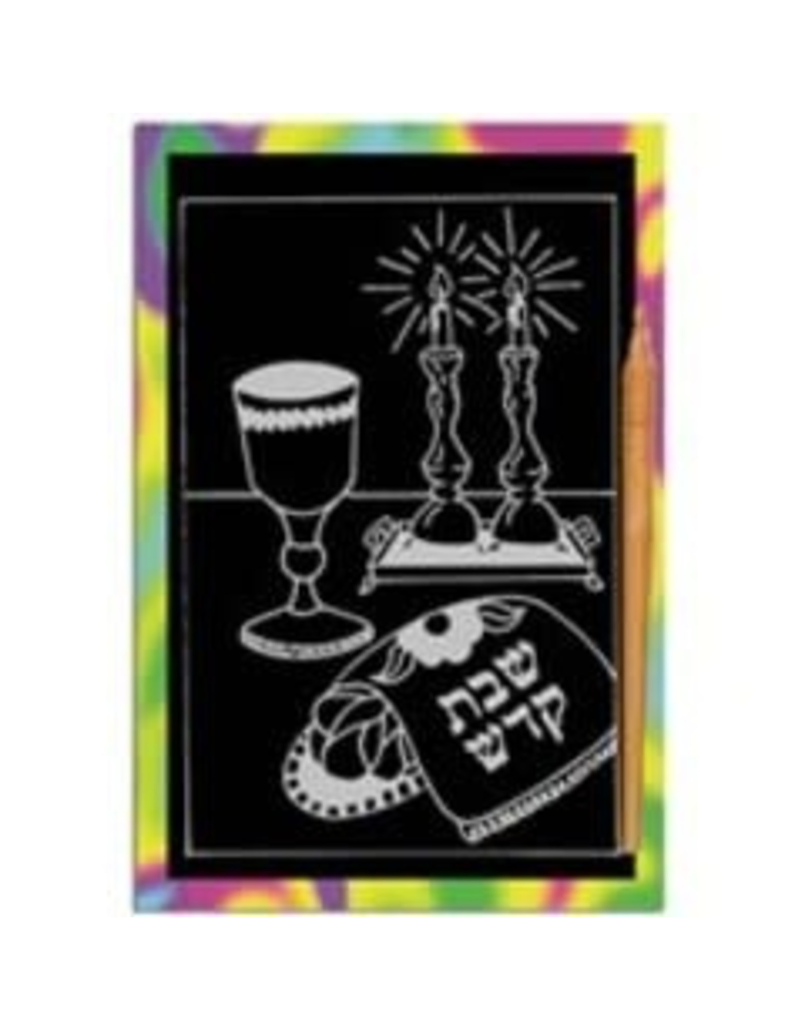 SCRATCH ART SHABBOS PKG/12cards