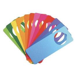 DOOR HANGERS  -  BRIGHT COLORS  PKG/12