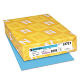 CARDSTOCK ASTROBRIGHT: 65LB 8½''x11''  LUNAR BLUE  250 Sheets