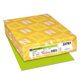 CARDSTOCK ASTROBRIGHT: 65LB 8½''x11''  TERRA GREEN 250 Sheets