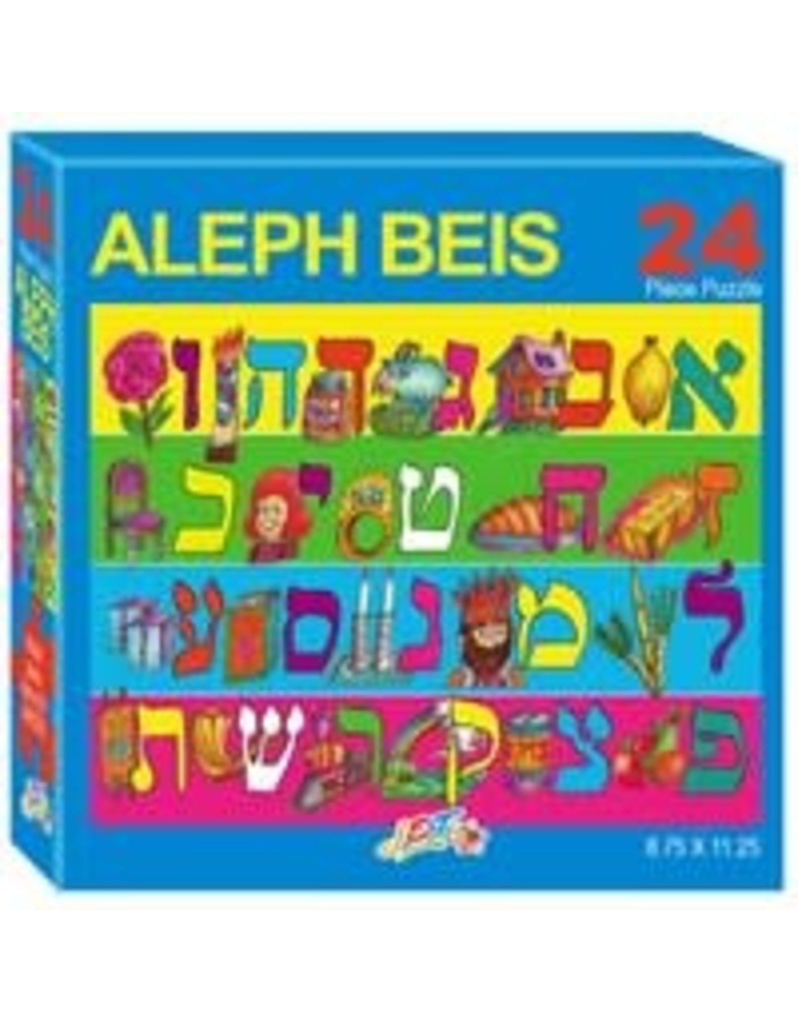 Alef BEIS PUZZLE 8.75"x11.25  24PCS