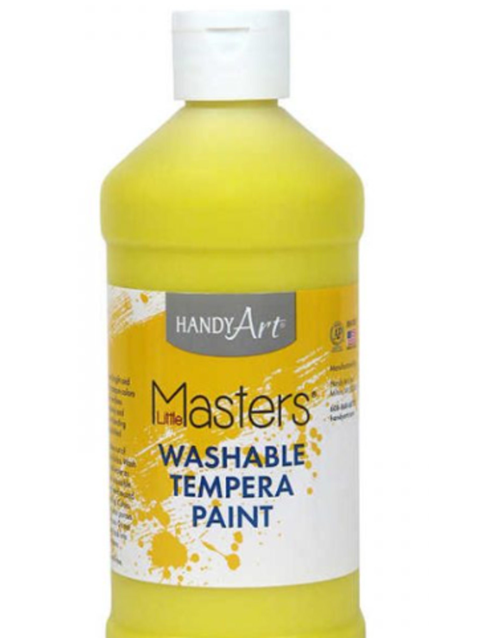 LITTLE MASTERS WASHABLE PAINT 32OZ YELLOW