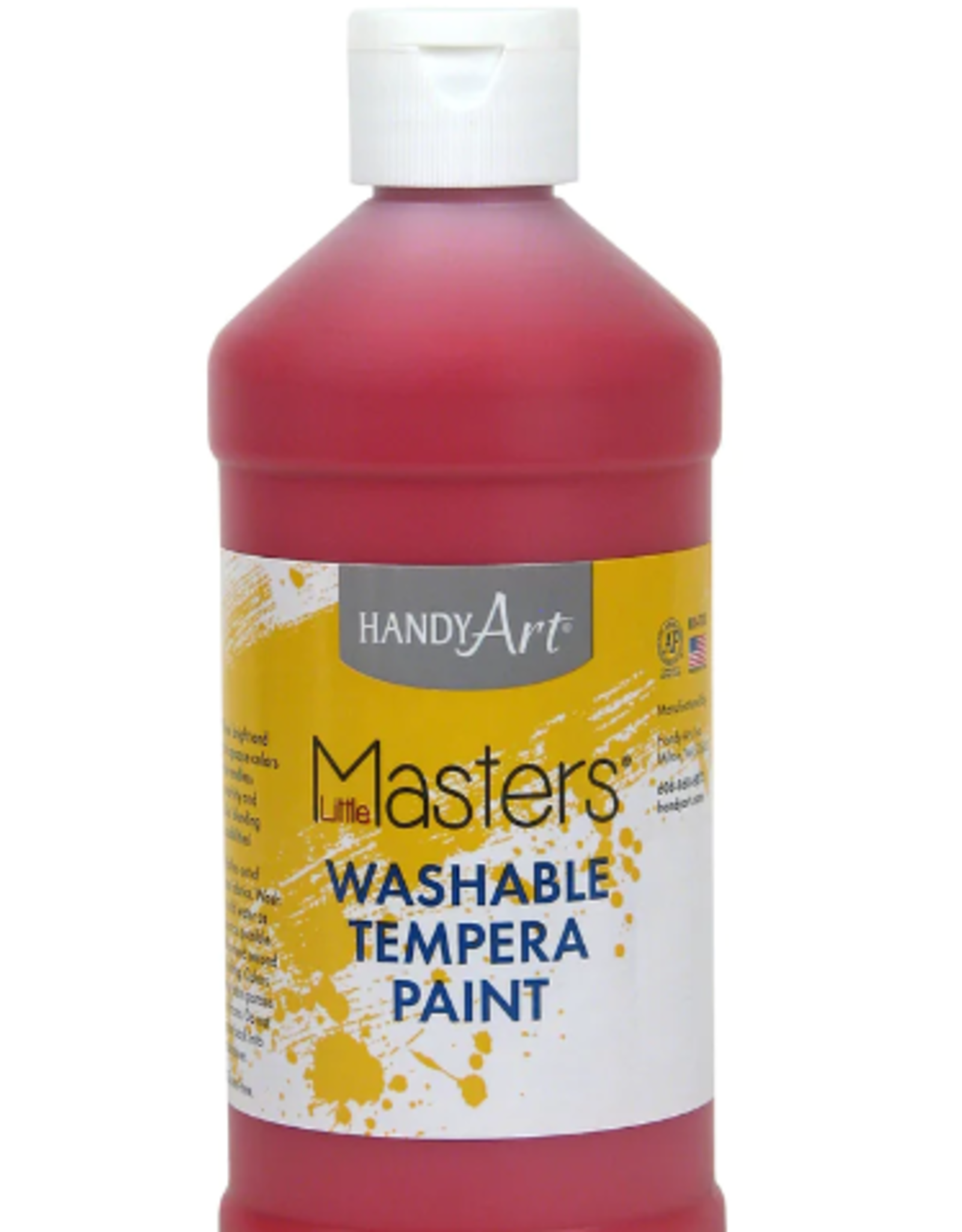 LITTLE MASTERS WASHABLE PAINT 32OZ RED