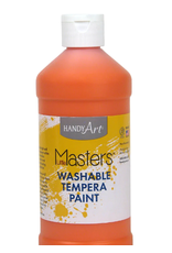 LITTLE MASTERS WASHABLE PAINT 32OZ ORANGE