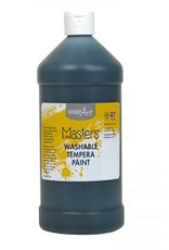 LITTLE MASTERS WASHABLE PAINT 32OZ BLACK
