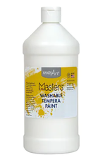 LITTLE MASTERS WASHABLE PAINT 32OZ  WHITE