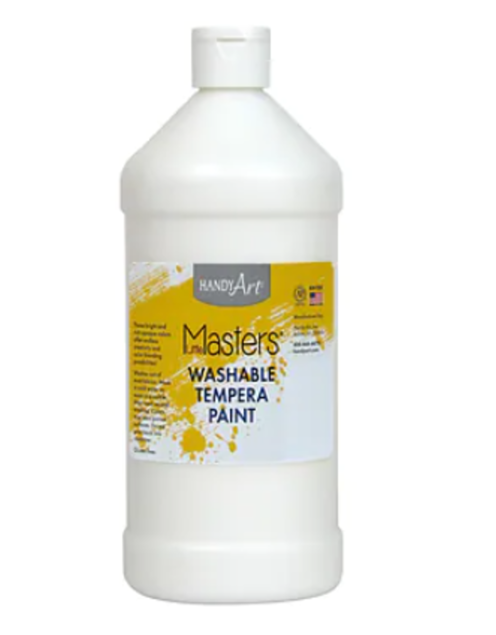 LITTLE MASTERS WASHABLE PAINT 32OZ  WHITE