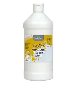 LITTLE MASTERS WASHABLE PAINT 32OZ  WHITE