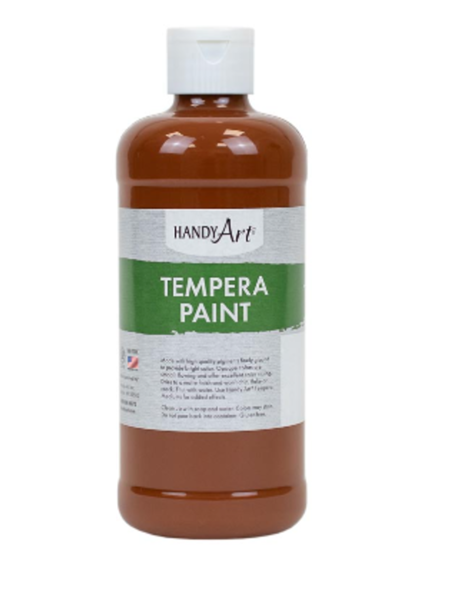 LITTLE MASTERS TEMPERA PAINT 16 OZ  BROWN