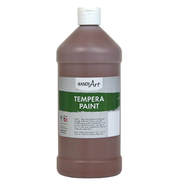 LITTLE MASTERS TEMPERA PAINT 32OZ BROWN