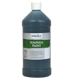LITTLE MASTERS TEMPERA PAINT 32OZ BLACK
