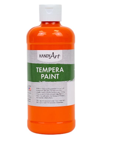 LITTLE MASTERS TEMPERA PAINT 16 OZ ORANGE