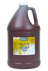 WASHABLE TEMPERA PAINT GALLON-BROWN