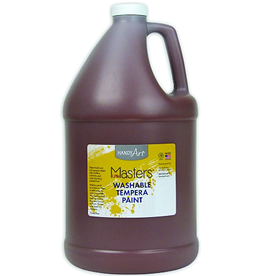 WASHABLE TEMPERA PAINT GALLON-BROWN