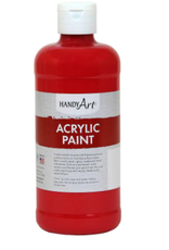 ACRYLIC PAINT 16OZ BRIGHT RED