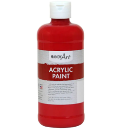 ACRYLIC PAINT 16OZ BRIGHT RED