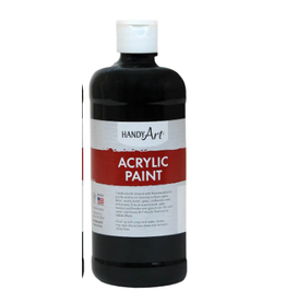 ACRYLIC PAINT 16OZ MARS BLACK
