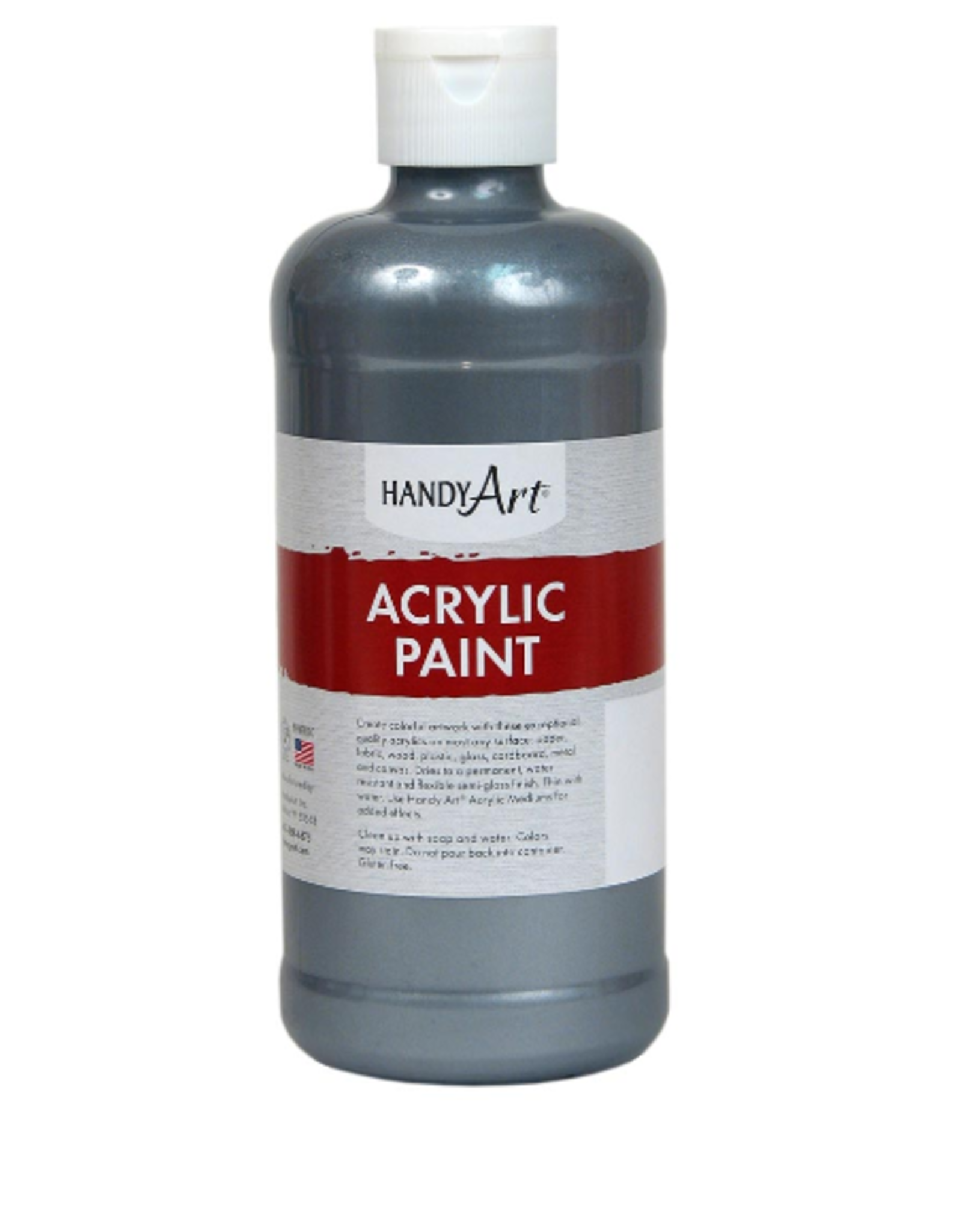 ACRYLIC PAINT 16OZ SILVER