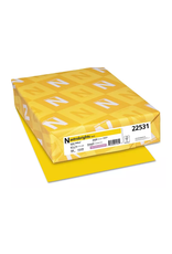 CARDSTOCK ASTROBRIGHT: 65LB 8½''x11''  SOLAR YELLOW 250 sheets
