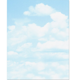 COMPUTER DESIGN PAPER: CLOUDS-  8.5"x11" 100 SHEETS