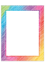 COMPUTER DESIGN PAPER: COLORFUL SCRIBBLE 8.5X11  50 SHEETS