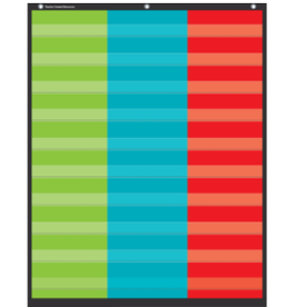 THREE COLUMN POCKET CHART