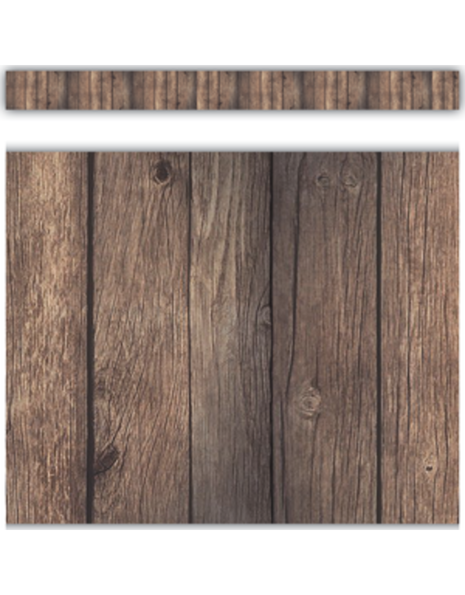 STRAIGHT BORDER: DARK WOOD - 3"X35'