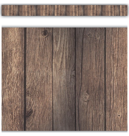 STRAIGHT BORDER: DARK WOOD - 3"X35'