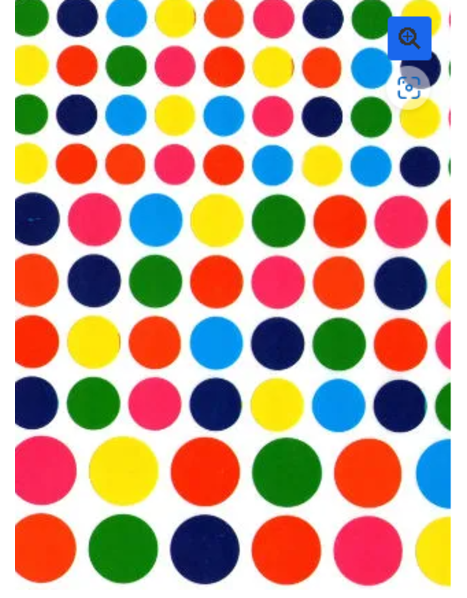 STICKER COLOR CODING DOTS ASSORTED SIZE AND COLOR 25 SHEETS