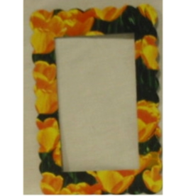 PICTURE FRAME: 4X6 -YELLOW TULIP  20PC