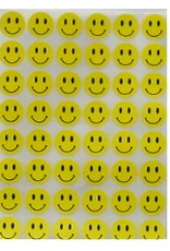STICKER: YELLOW SMILE 6 ACROSS 10 SHEET