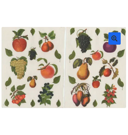 STICKERS: FRUIT DECALS 6 SHT
