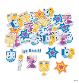 CHANUKAH FOAM SHAPES  BAG/72pcs