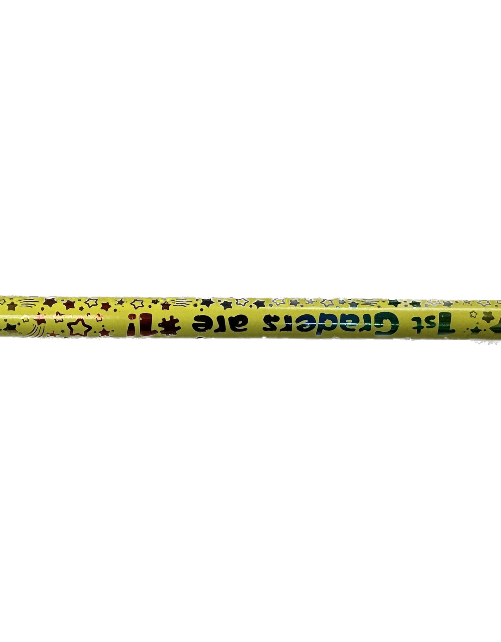 PENCIL: FIRST GRADERS ARE #1-WITH STARS