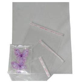 BAGS - CLEAR CELLOPHANE  SELF SEALING 6 x 9"  100bags