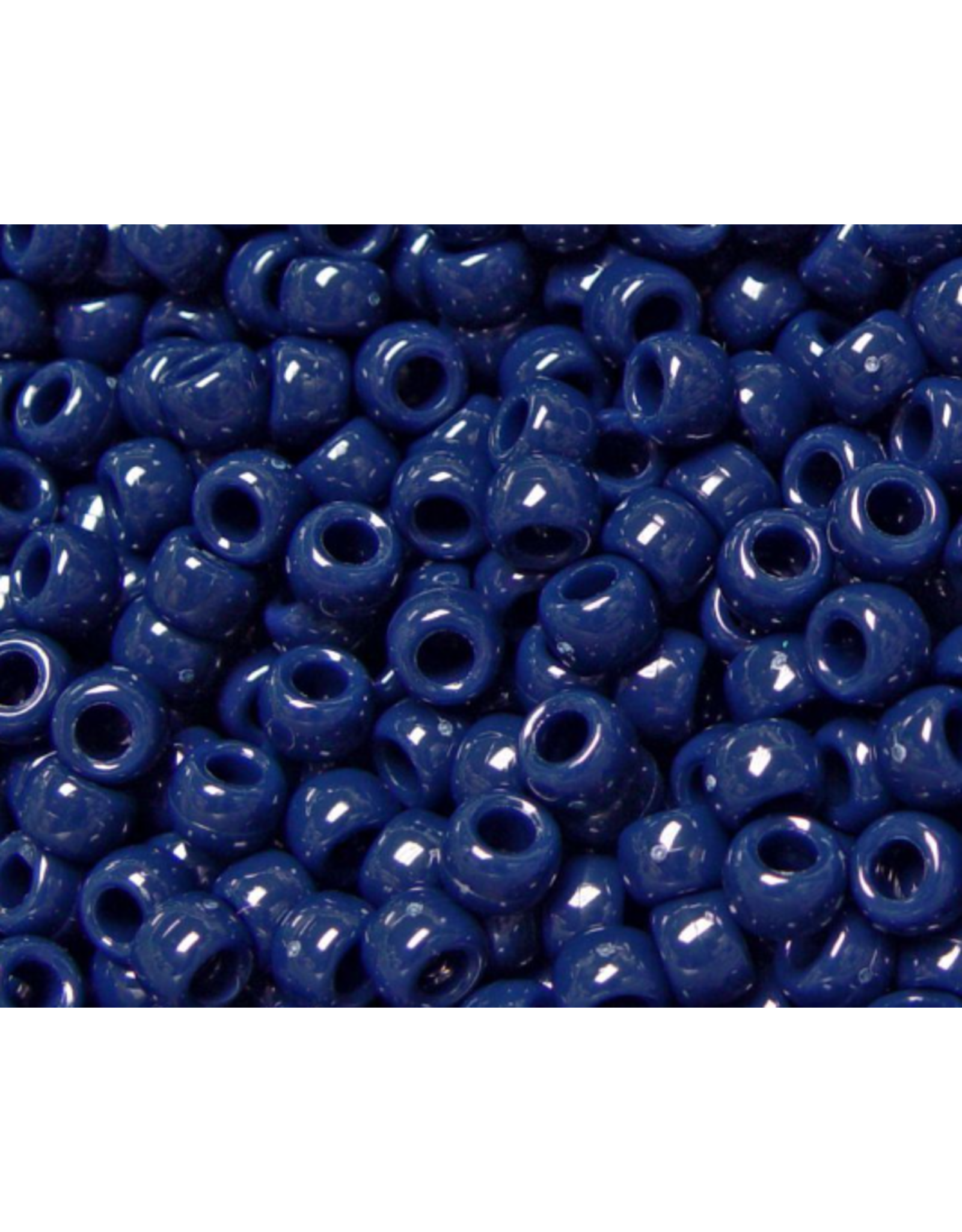 PONY BEADS: NAVY 6mmX9mm 900 PACK