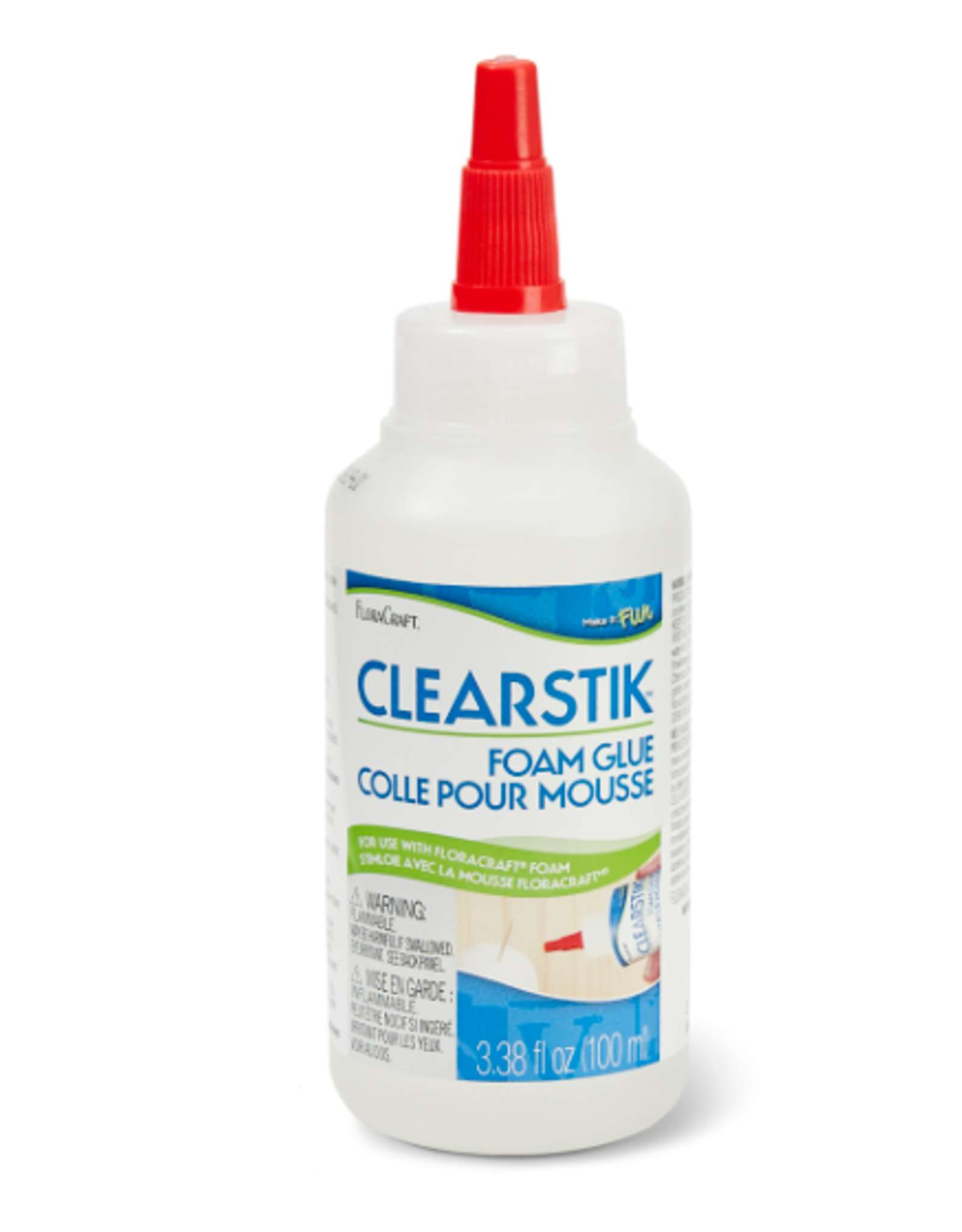 CLEAR STIK STYROFOAM GLUE 3.38 OZ