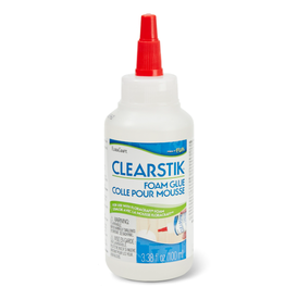 CLEAR STIK STYROFOAM GLUE 3.38 OZ