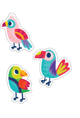 CUT OUT: PARROTS 36PC