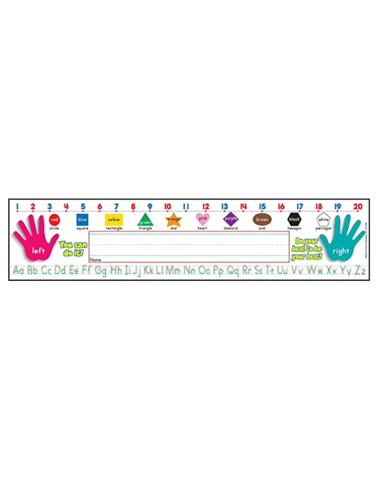 SUPER NAME PLATE: PRIMARY - 36 PACK