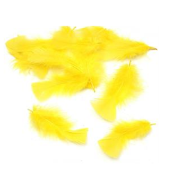 FEATHERS: YELLOW 14 GRAMS
